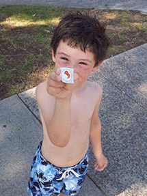 swim sticker